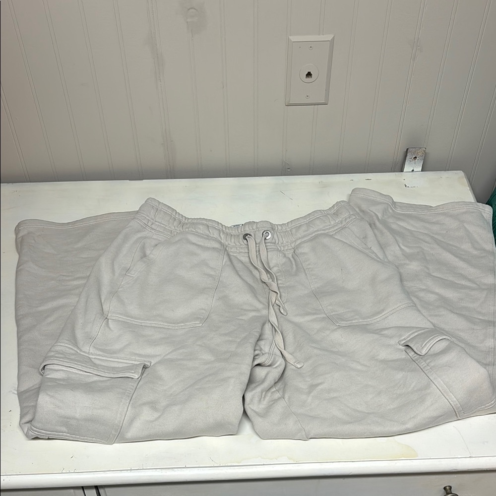 Calvin Klein Jeans Beige Cargo Pants